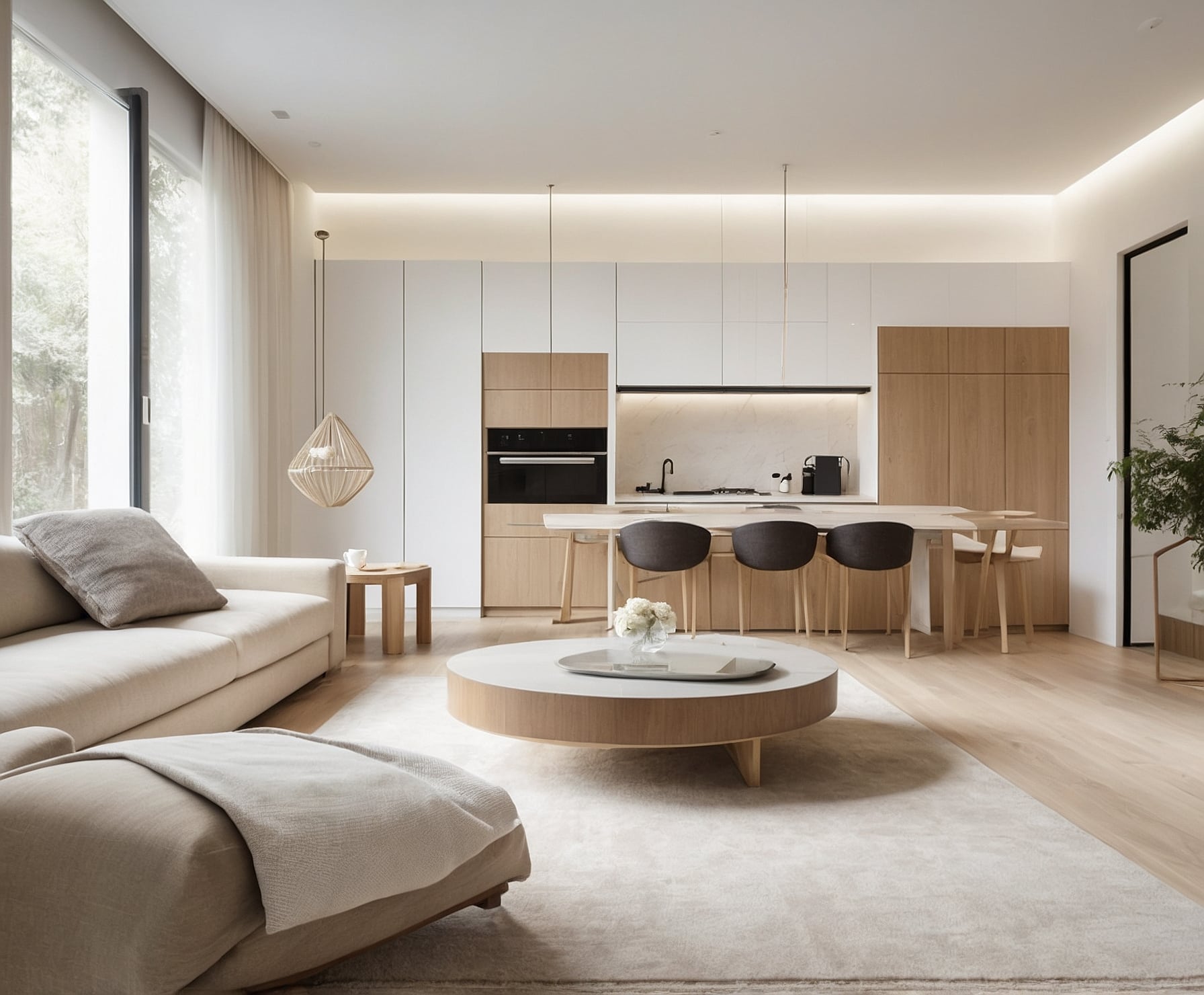 Reforma de vivienda elegante y funcional.